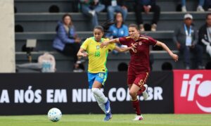 Seleção feminina perde de 2 a 1 para Venezuela em amistoso