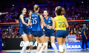 Liga das Nações: seleção feminina pega Japão na quarta em 1º mata-mata