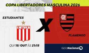 Rádio Nacional transmite Estudiantes x Flamengo pela Libertadores
